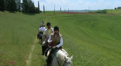 randonnee a cheval en Toscane