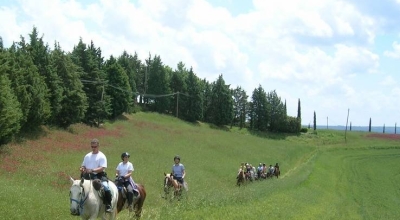 randonnee a cheval en Toscane