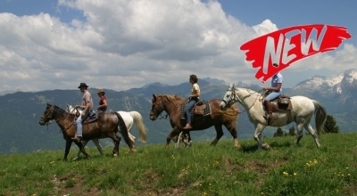 A cheval en Haute Savoie