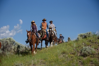 rando à cheval Usa Yellowstone